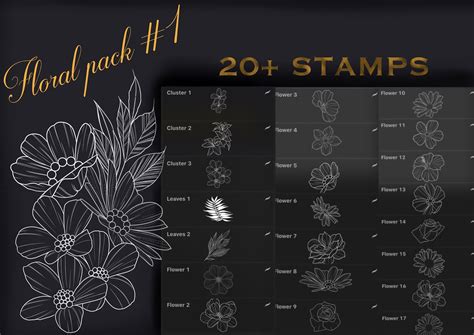 free procreate tattoo stamps|procreate stamps free download.